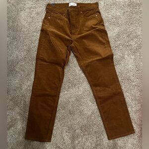 Gap Brown Straight Leg Cords Size 30 10 New With Tags